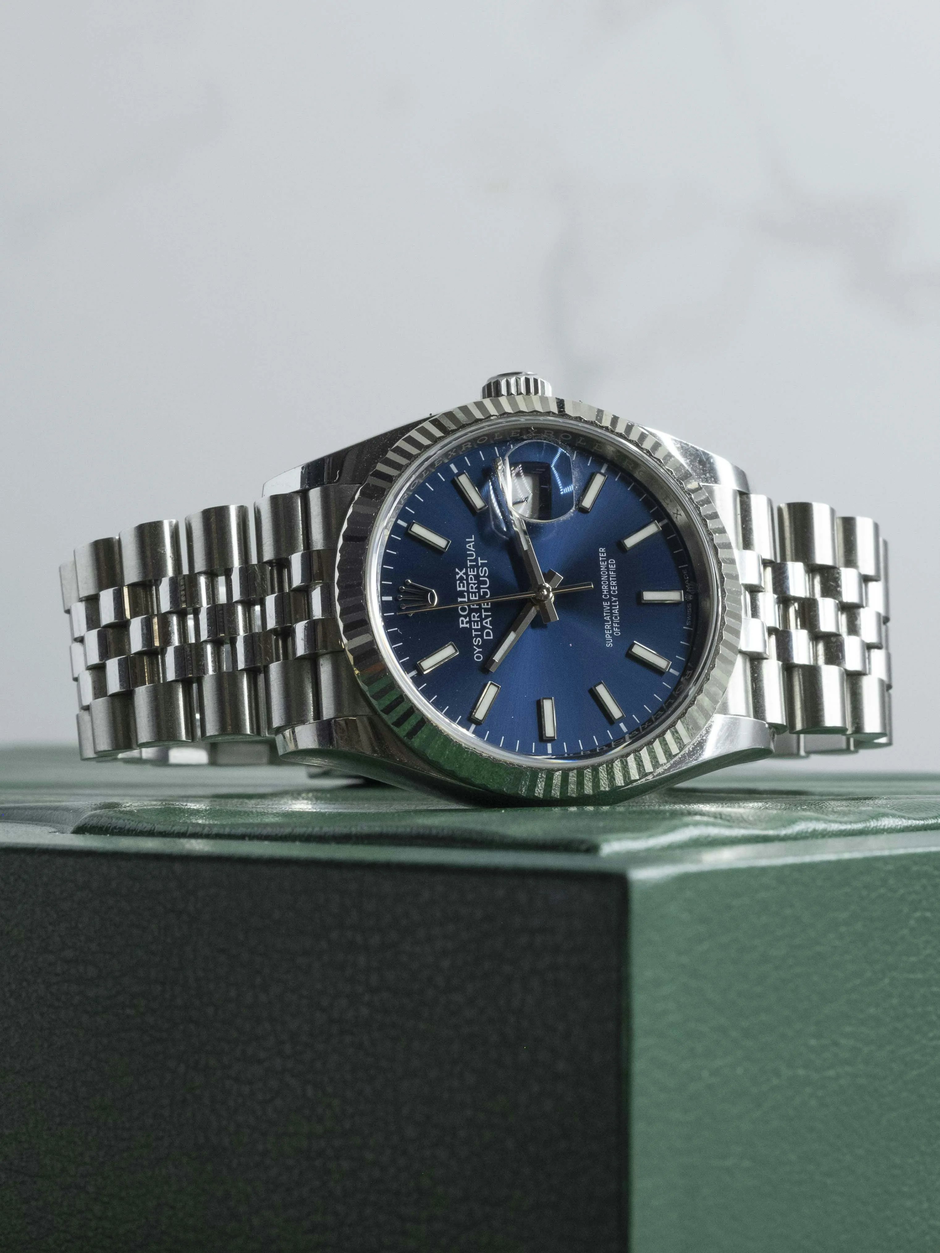Rolex Datejust 36 126234 36mm White gold and stainless steel Blue 9