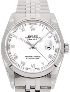 Rolex Datejust 36 16234 White gold and Stainless steel