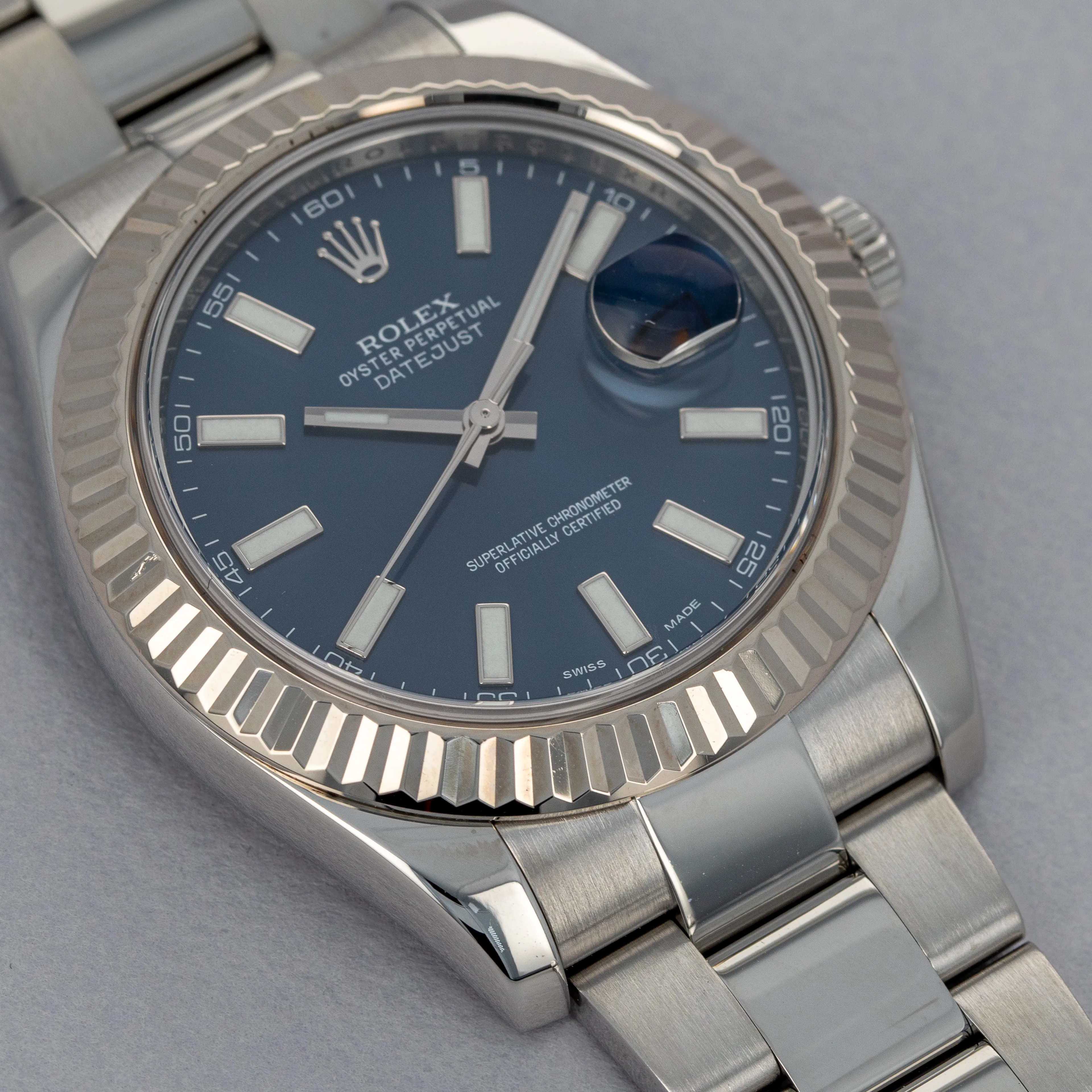 Rolex Datejust II 116334 41mm Stainless steel Blue 1