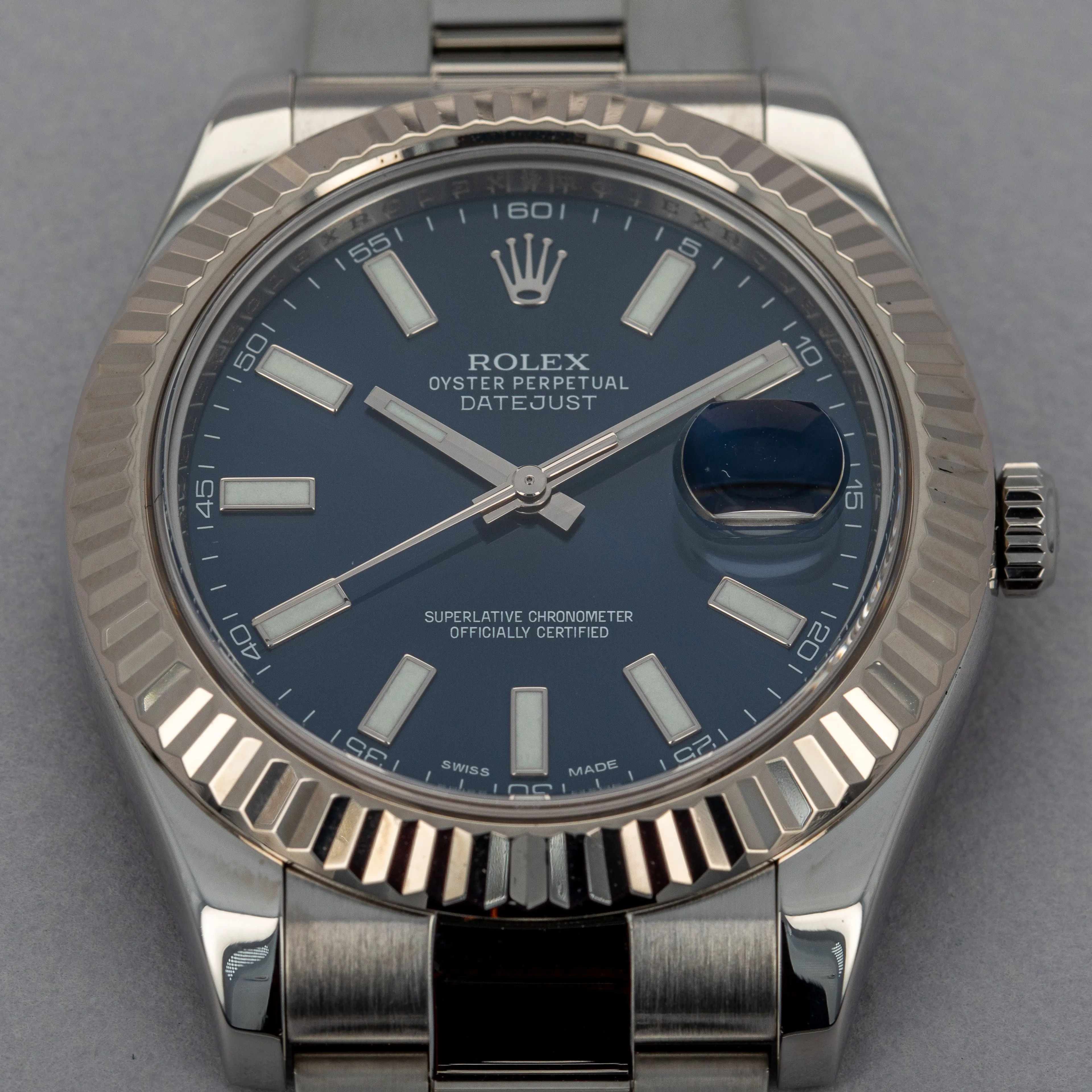 Rolex Datejust II 116334 41mm Stainless steel Blue 11