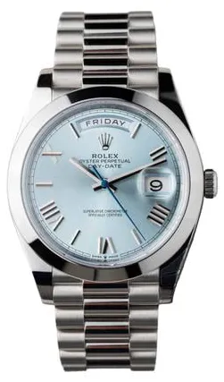 Rolex Day-Date 40 228206 40mm Platinum Blue