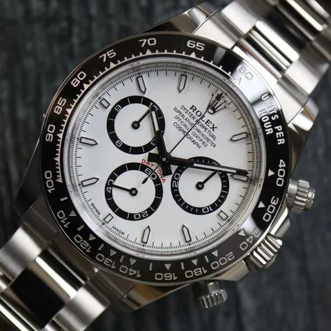 Rolex Daytona 126500LN 40mm Stainless steel White