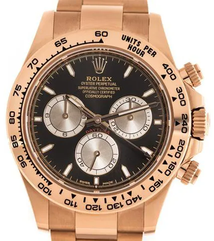 Rolex Daytona 126505 40mm Rose gold Black