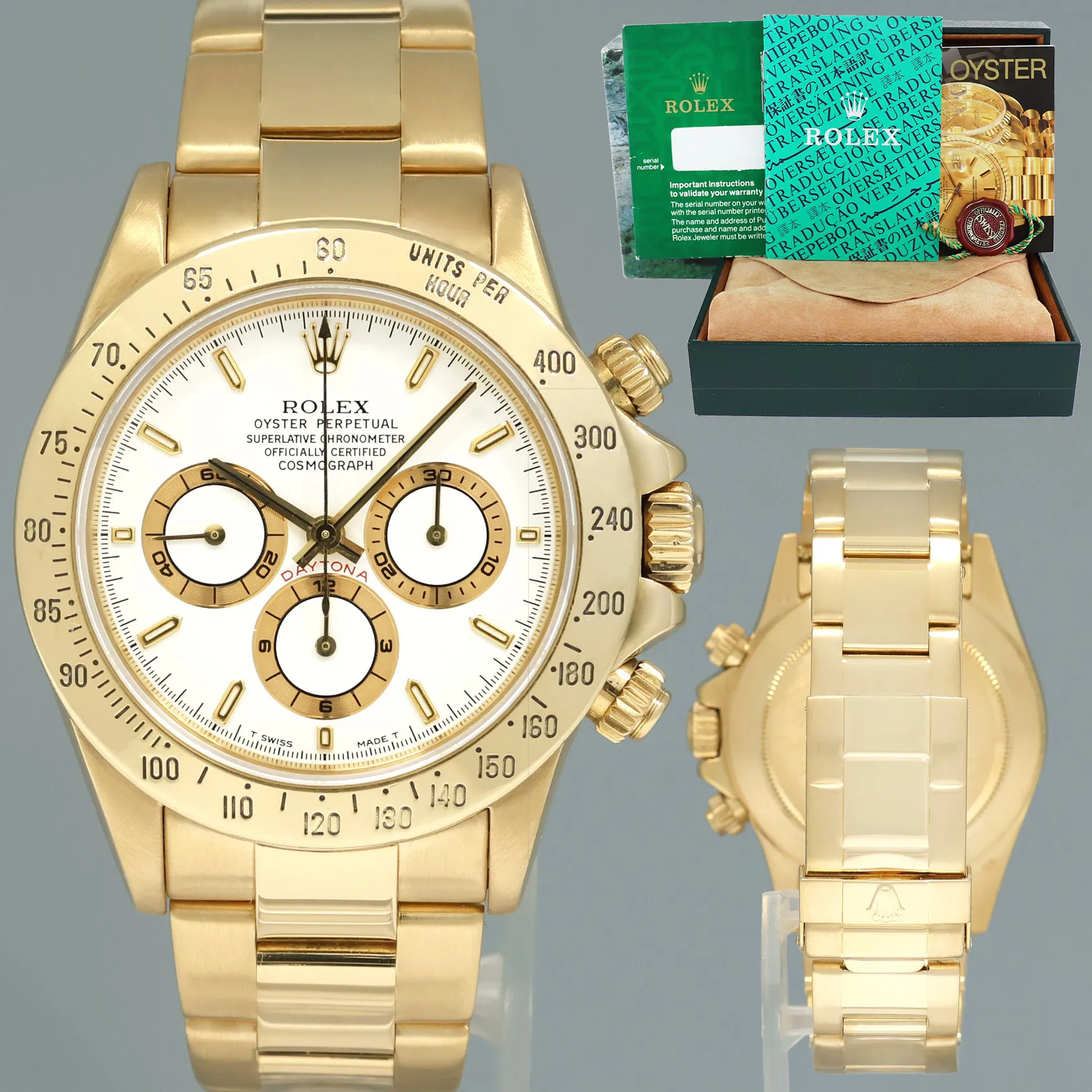 Rolex Daytona 16528 40mm Yellow gold