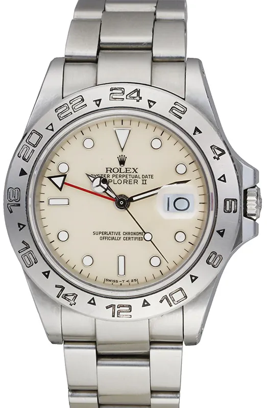 Rolex Explorer II 16550 40mm Stainless steel White