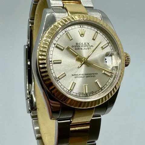 Rolex Datejust 31 178273 31mm Yellow gold Silver