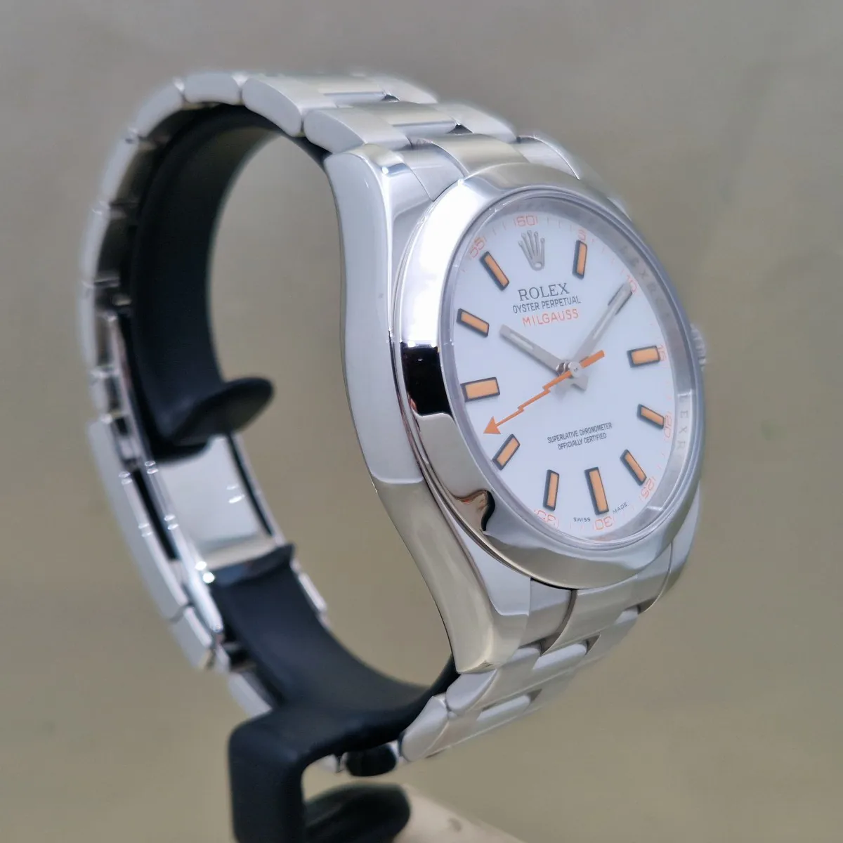 Rolex Milgauss 116400 40mm ACCIAIO BIANCO 2