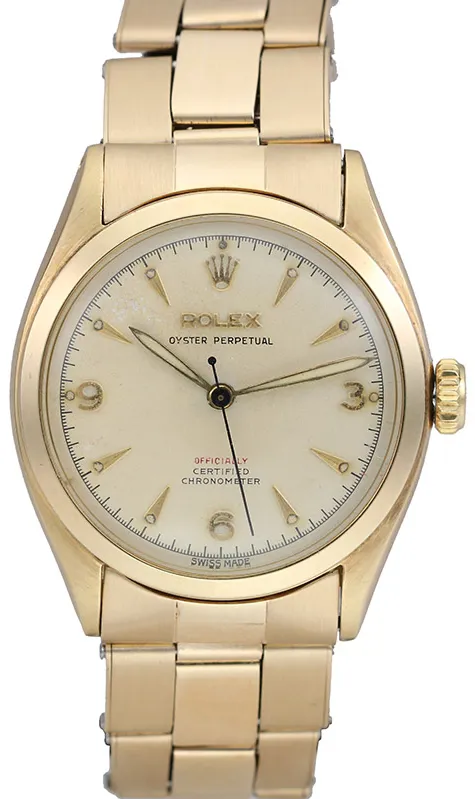 Rolex Oyster Perpetual 6084 34mm Yellow gold Aged