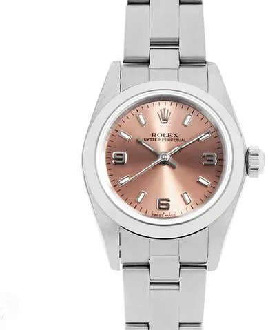 Rolex Oyster Perpetual 76080 23.5mm Stainless steel Rose