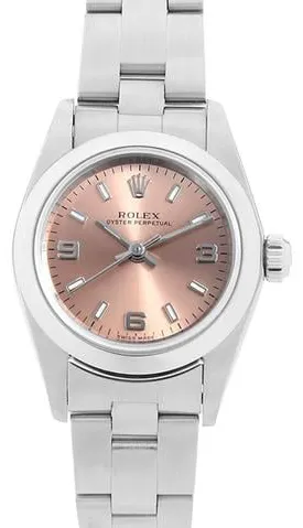 Rolex Oyster Perpetual 76080 23.5mm Stainless steel Rose