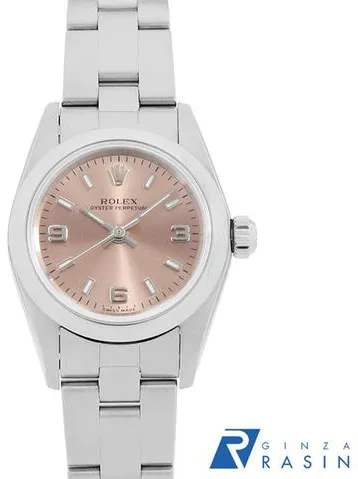 Rolex Oyster Perpetual 76080 23.5mm Stainless steel Rose