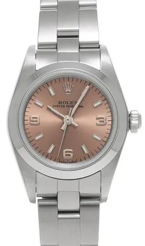 Rolex Oyster Perpetual 76080 24mm Stainless steel Rose