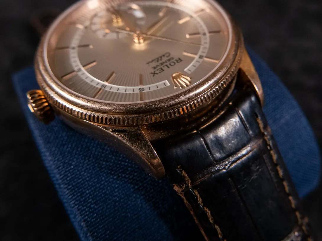 Rolex Cellini 50525 39mm Rose gold Guilloché 5