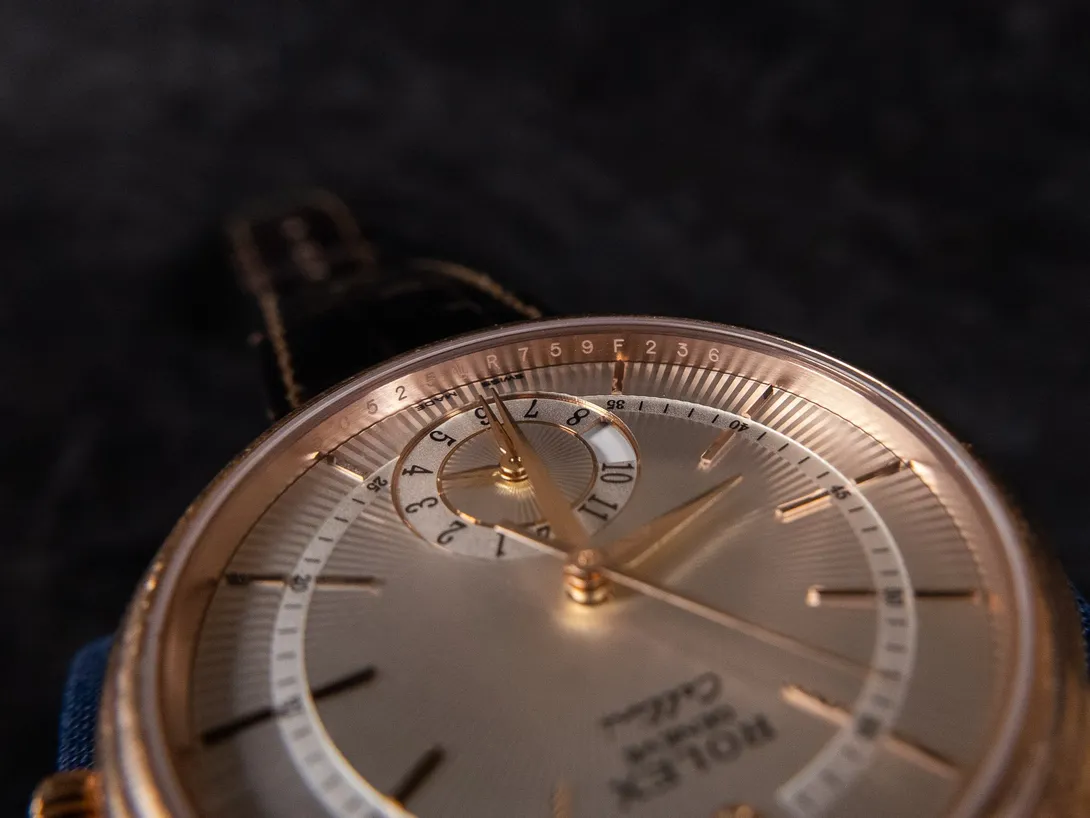 Rolex Cellini 50525 39mm Rose gold Guilloché 8