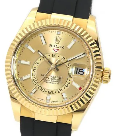 Rolex Sky-Dweller 326238 42mm Yellow gold Champagne