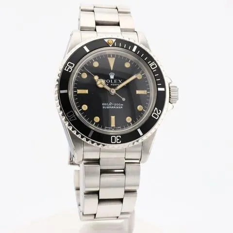 Rolex Submariner (No Date) 5513 40mm Stainless steel Black