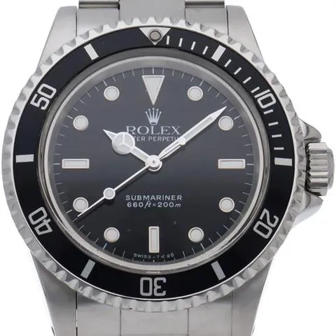 Rolex Submariner (No Date) 5513 40mm Stainless steel Black