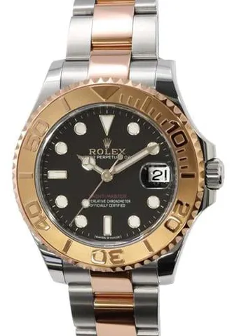 Rolex Yacht-Master 37 268621 37mm Yellow gold and Stainless steel Black