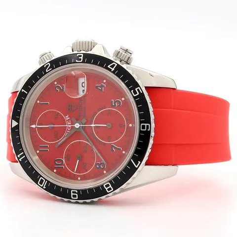Tudor Tiger Prince Date 79270P 40mm Stainless steel Red