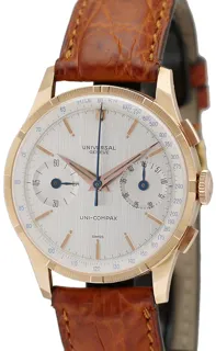 Universal Genève Chronograph 11588-3733 18k rose gold White