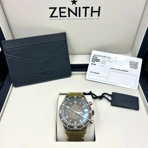 Zenith Pilot 11.2240.405/21.C773 43mm Stainless steel Gray