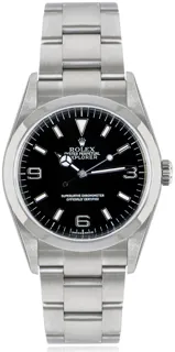 Rolex Explorer 114270 Stainless steel Black Quarter Arabic