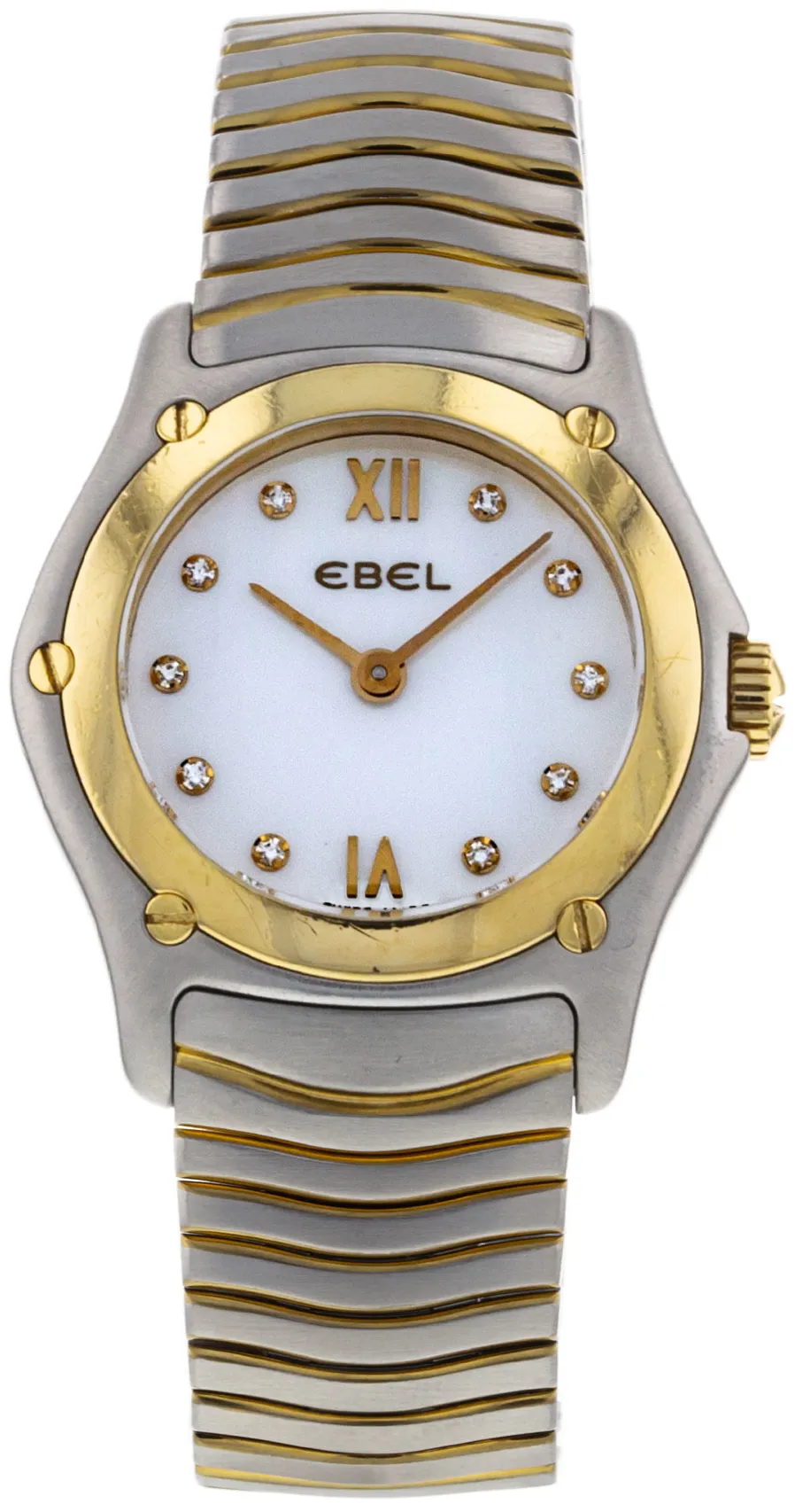 Ebel Classic 27mm Yellow gold and stainless steel •