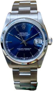 Rolex Datejust 31 78240 Stainless steel Blue Baton