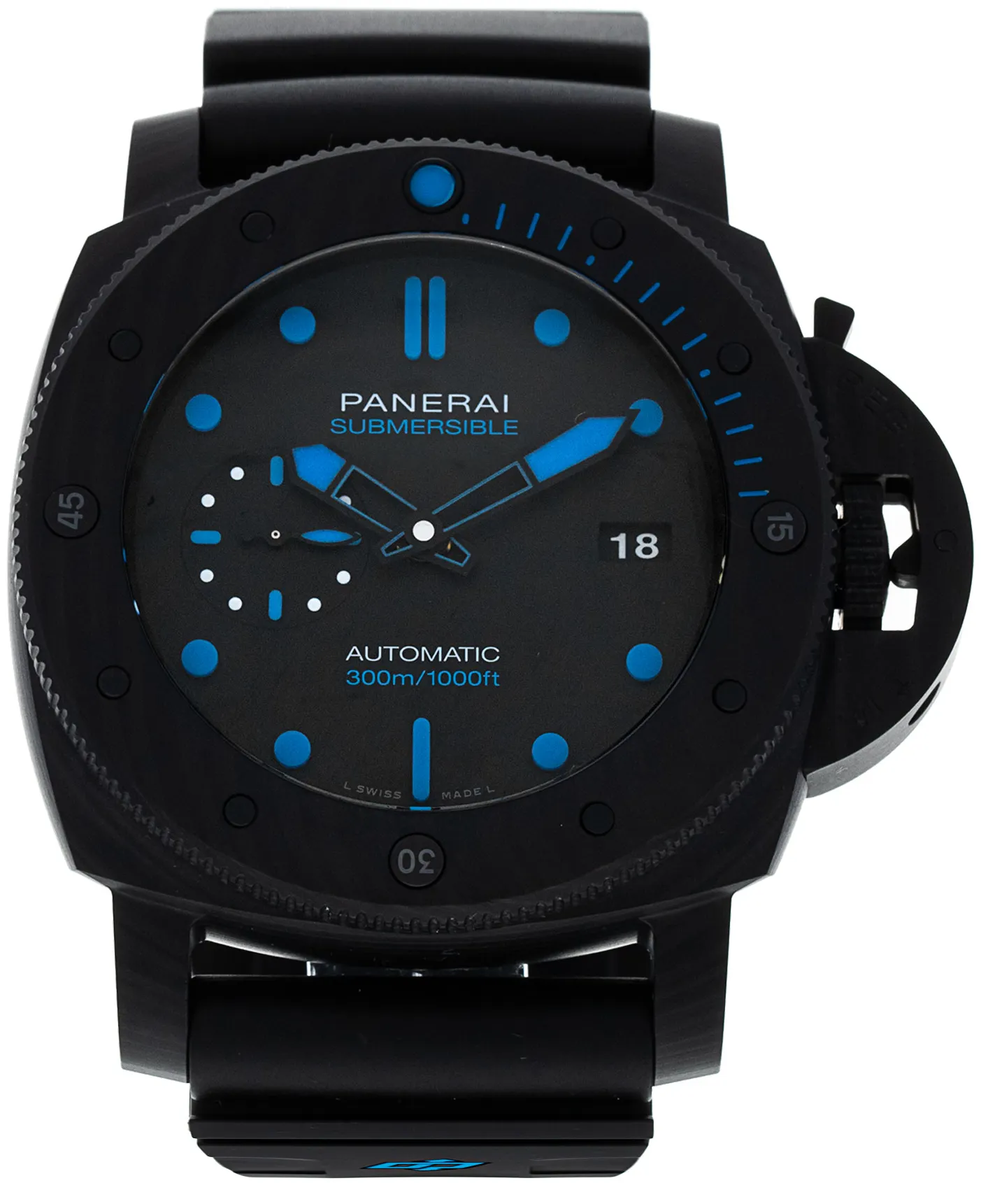 Panerai Luminor GMT Automatic PAM 01616 47mm Carbon fiber Black