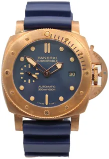 Panerai Submersible PAM01074 Bronze Blue