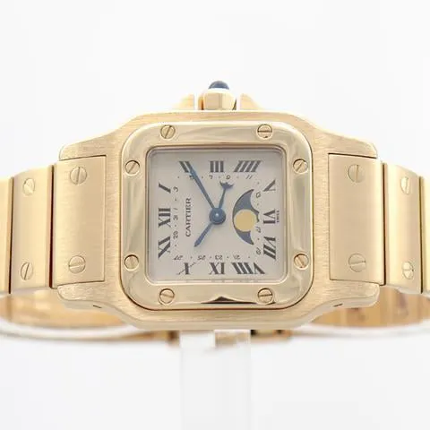 Cartier Santos Galbée 819902 24mm Yellow gold White 4