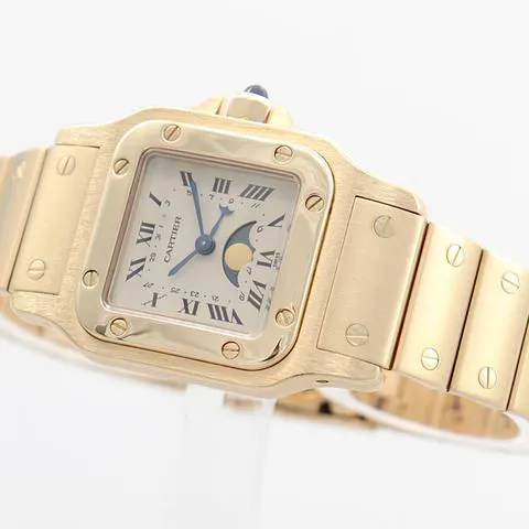 Cartier Santos Galbée 819902 24mm Yellow gold White 5