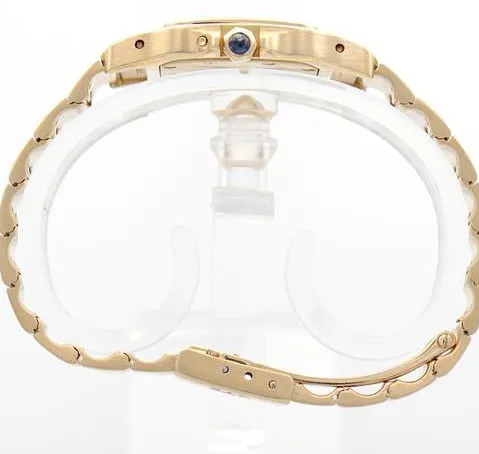 Cartier Santos Galbée 819902 24mm Yellow gold White 7