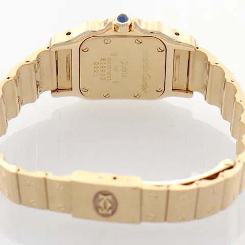 Cartier Santos Galbée 819902 24mm Yellow gold White 9