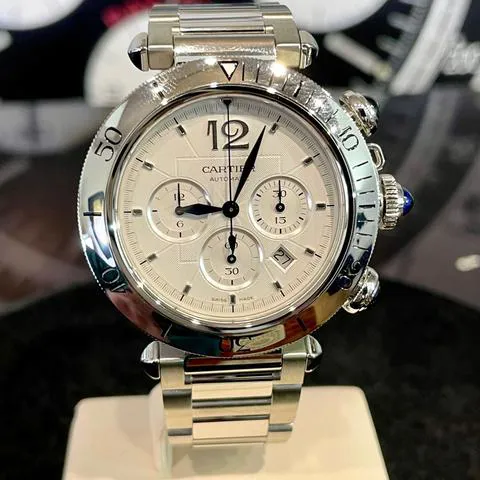 Cartier Pasha WSPA0018 41mm Stainless steel White