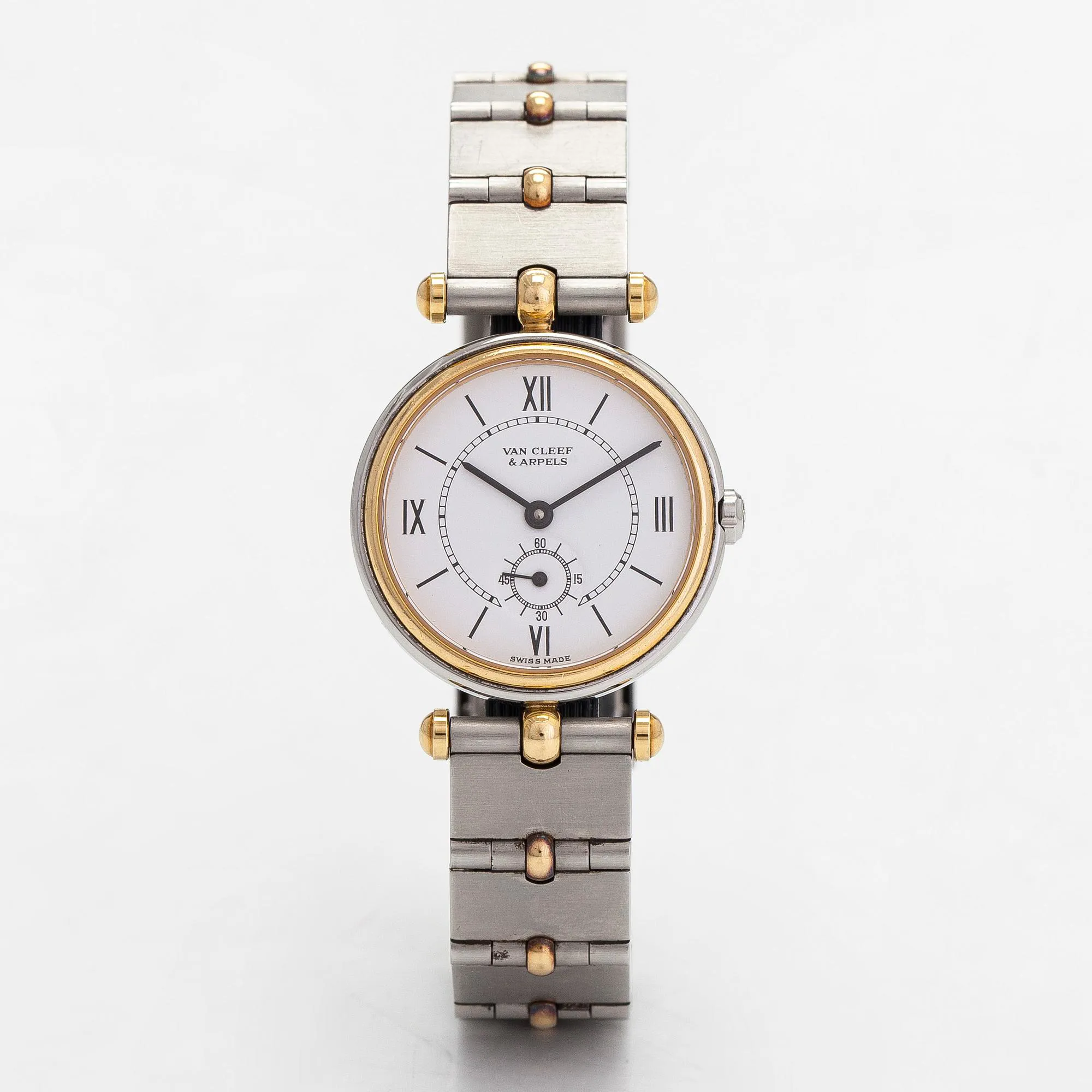 Van Cleef & Arpels La Collection 25mm Yellow gold and Stainless steel