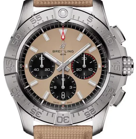 Breitling Avenger AB0147101A1X1 44mm Stainless steel Beige