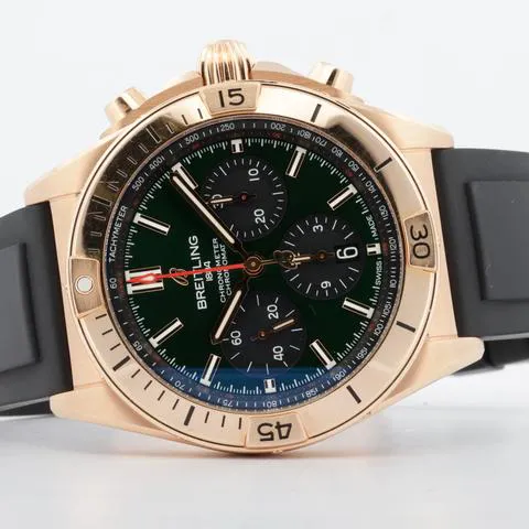 Breitling Chronomat RB01342A1L1S1 Rose gold Green