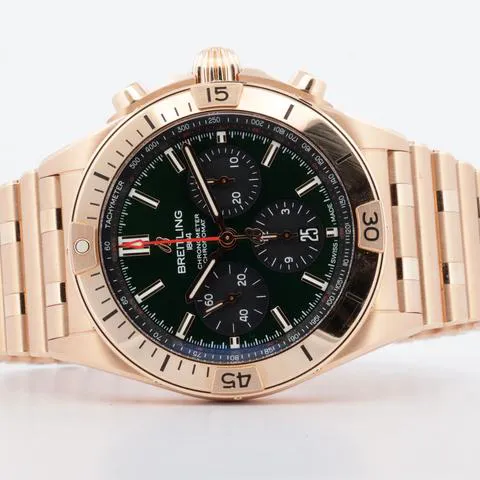 Breitling Chronomat RB01342A1L1S1 Rose gold Green