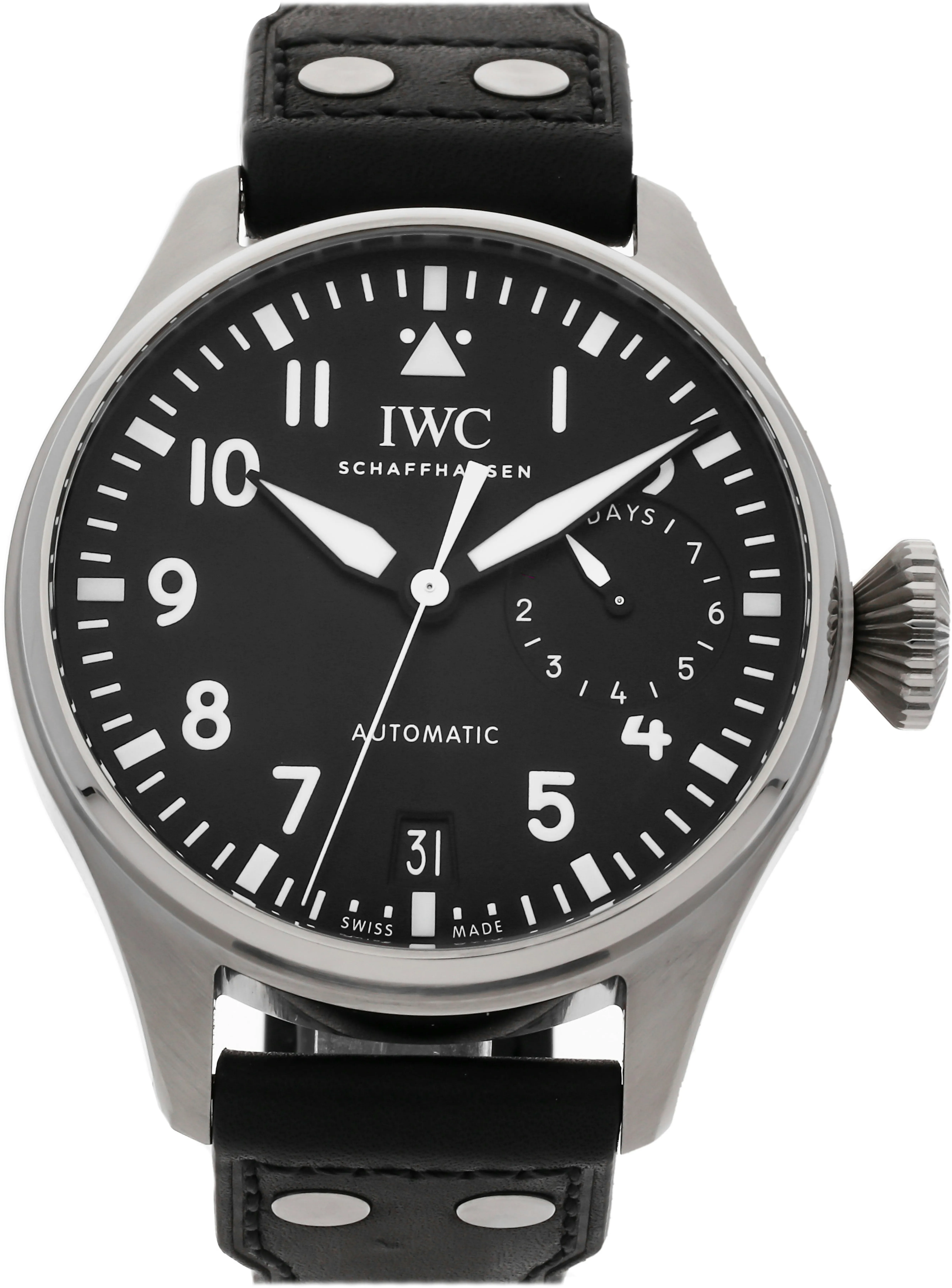 IWC Big Pilot IW501001 46mm Stainless steel Black