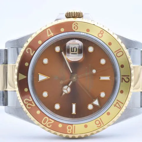 Rolex GMT-Master II 16713 40mm Yellow gold and Stainless steel Brown 2