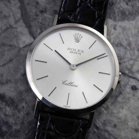 Rolex Cellini 4112 32mm Yellow gold Silver