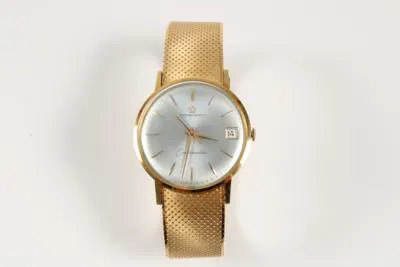 Eterna Centenaire 33mm Yellow gold Silver