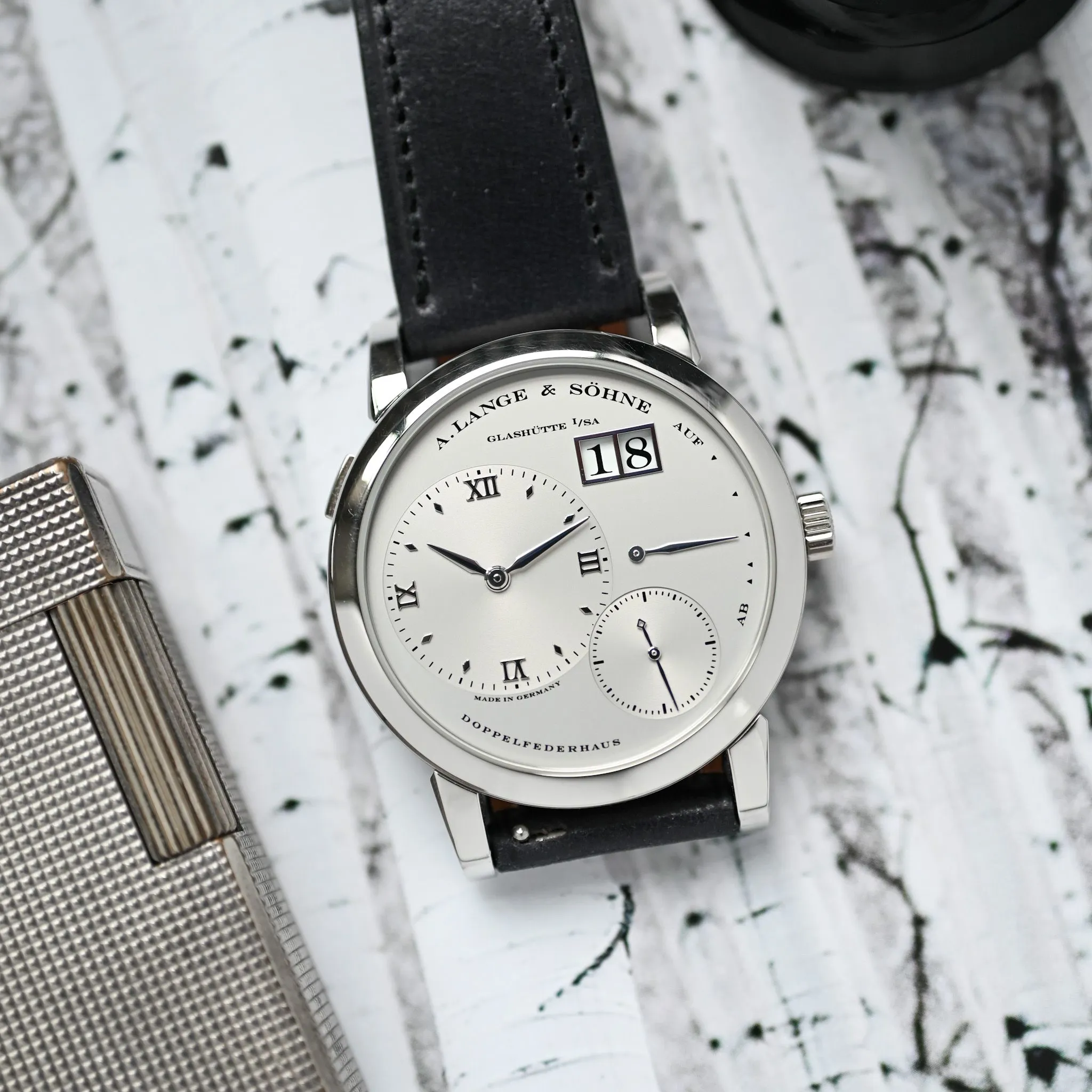 A. Lange & Söhne Lange 1 101.025 25mm Platinum Silver