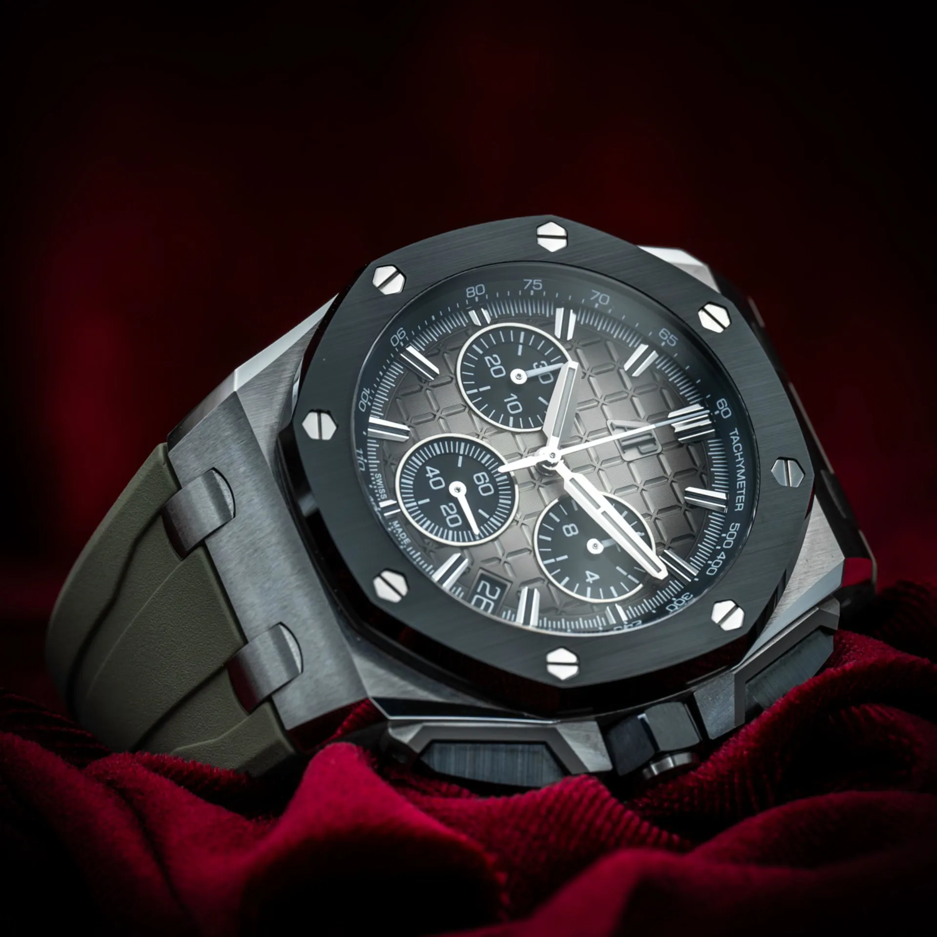 Audemars Piguet Royal Oak Offshore 26420SO.OO.A600CA.01 43mm Stainless steel Brown 3