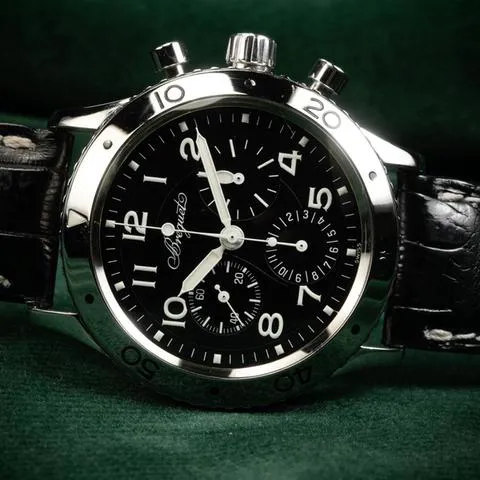 Breguet Type XX - XXI - XXII 3800 39.5mm Stainless steel Black