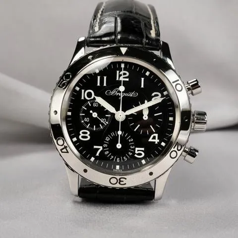 Breguet Type XX - XXI - XXII 3800 39.5mm Stainless steel Black 1