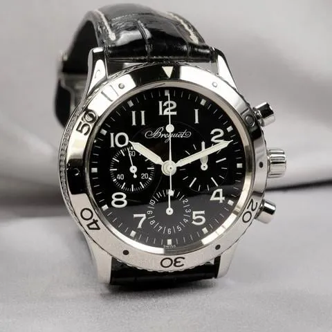 Breguet Type XX - XXI - XXII 3800 39.5mm Stainless steel Black 2