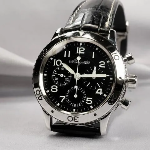 Breguet Type XX - XXI - XXII 3800 39.5mm Stainless steel Black 3