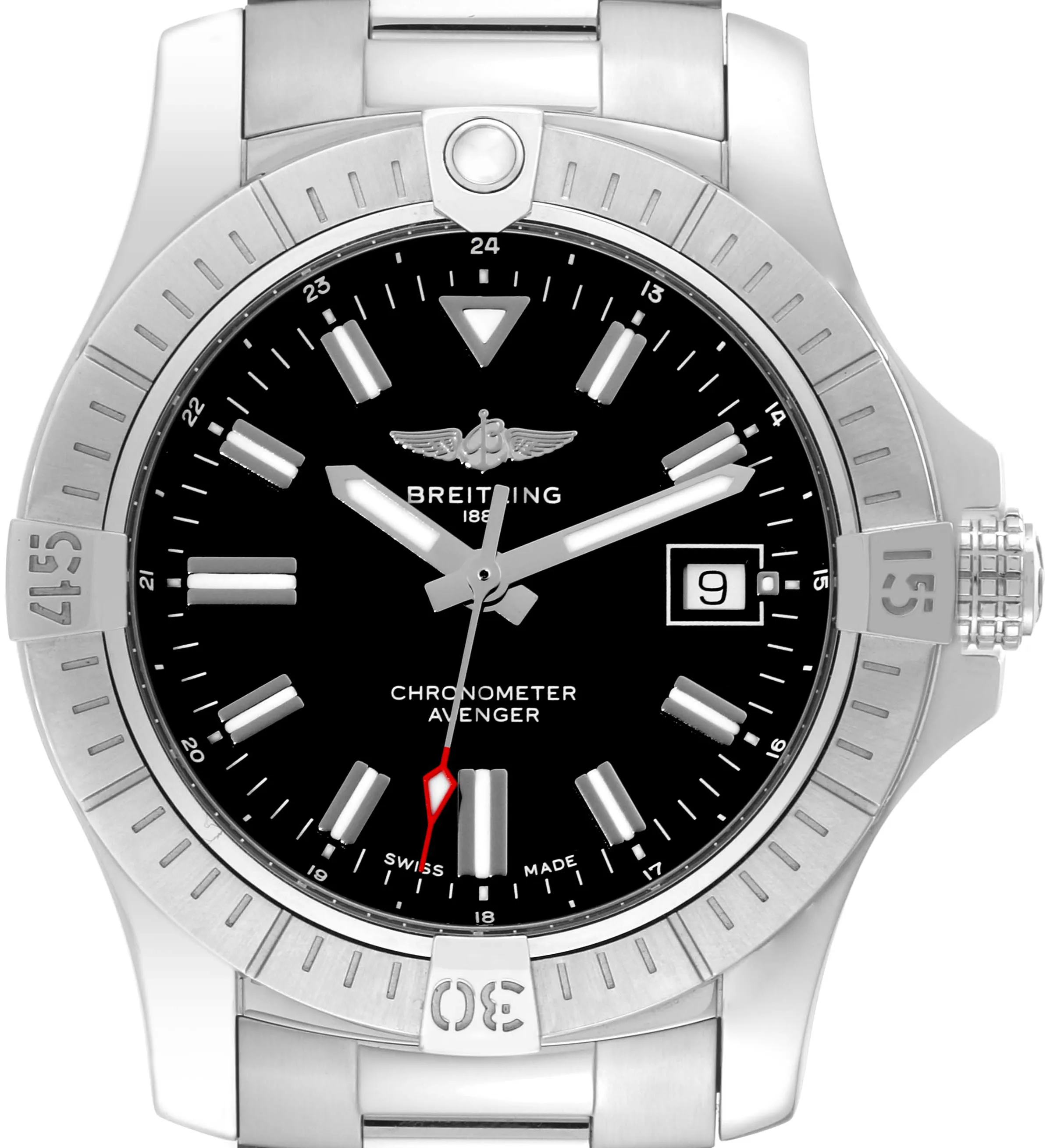 Breitling Avenger A17318 43mm Stainless steel Black